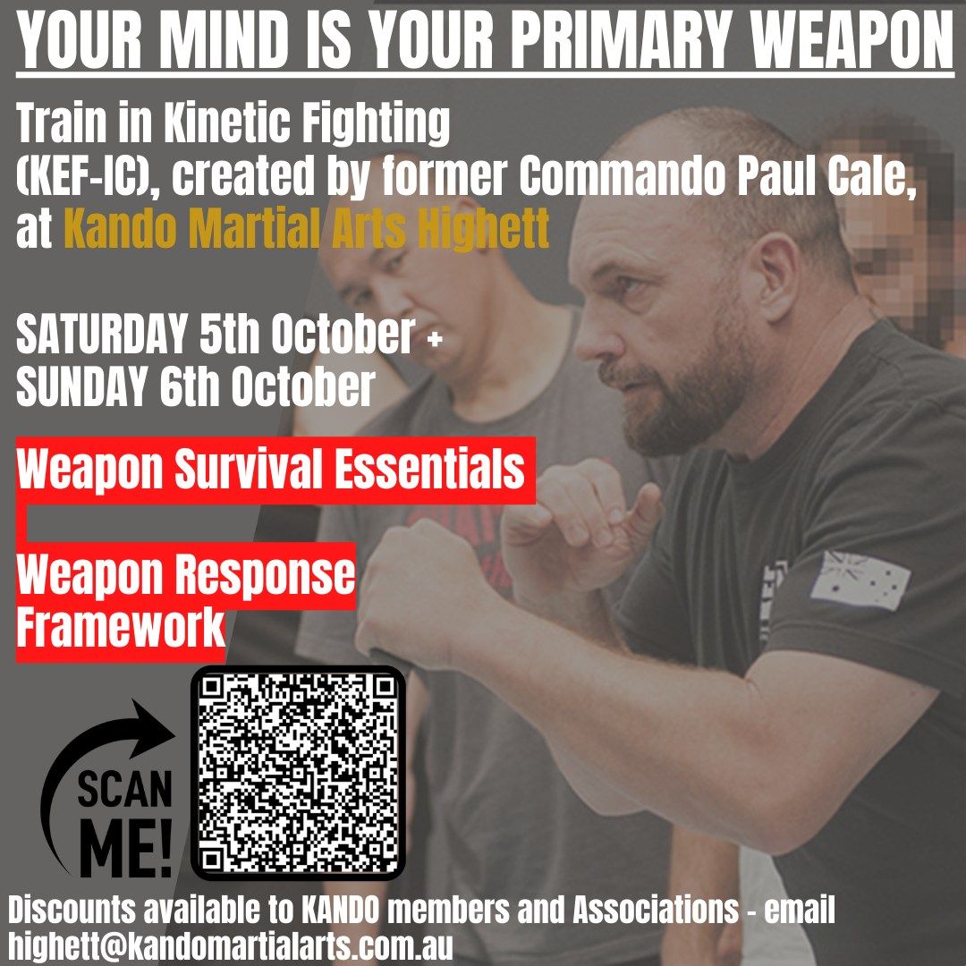 Kinetic Fighting: Weapon Survival Essentials & Weapon Response Framework