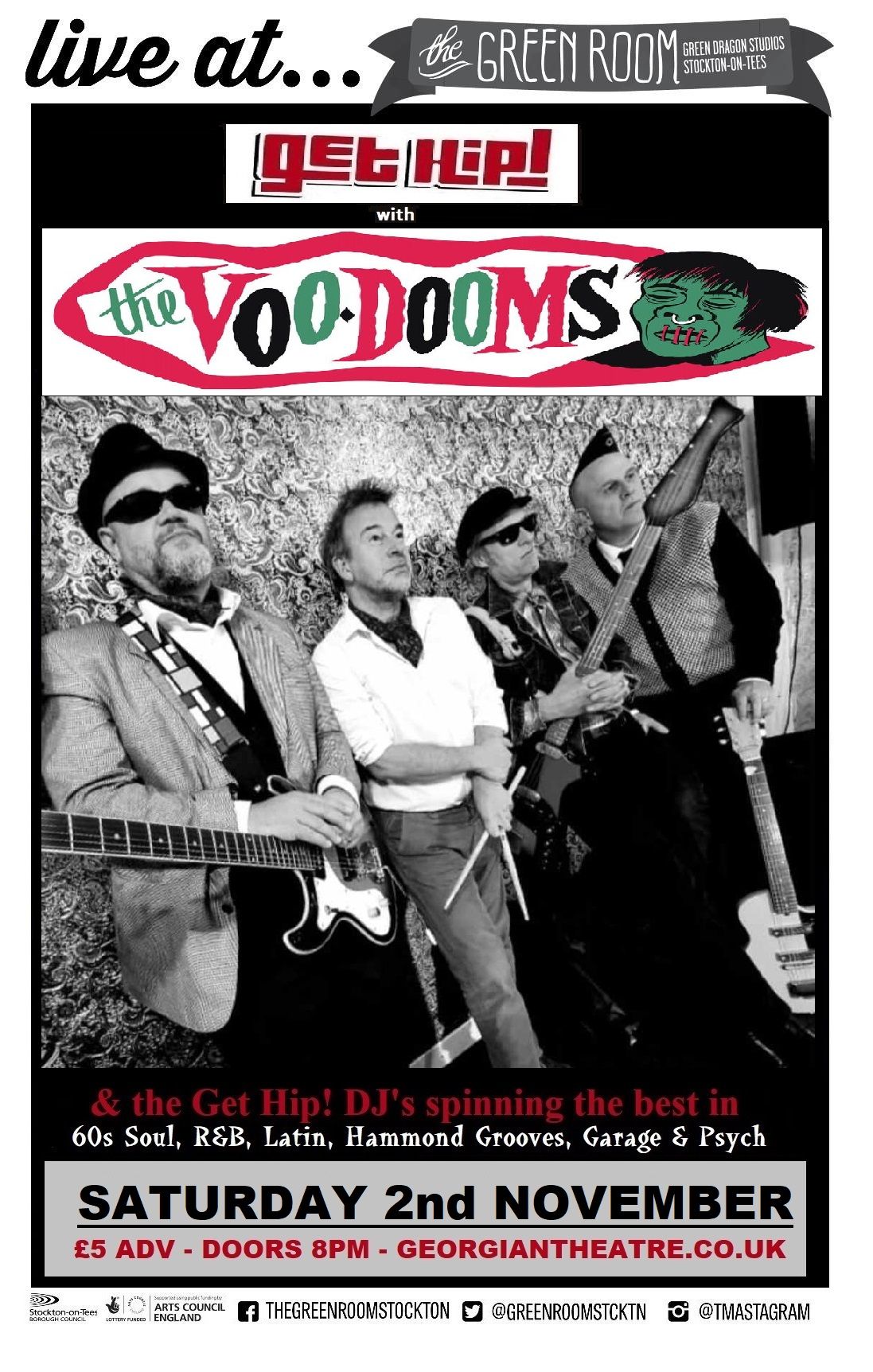 Get Hip! with The Voo-Dooms + Get Hip DJ's