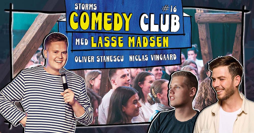 Storms Comedy Club med Lasse Madsen