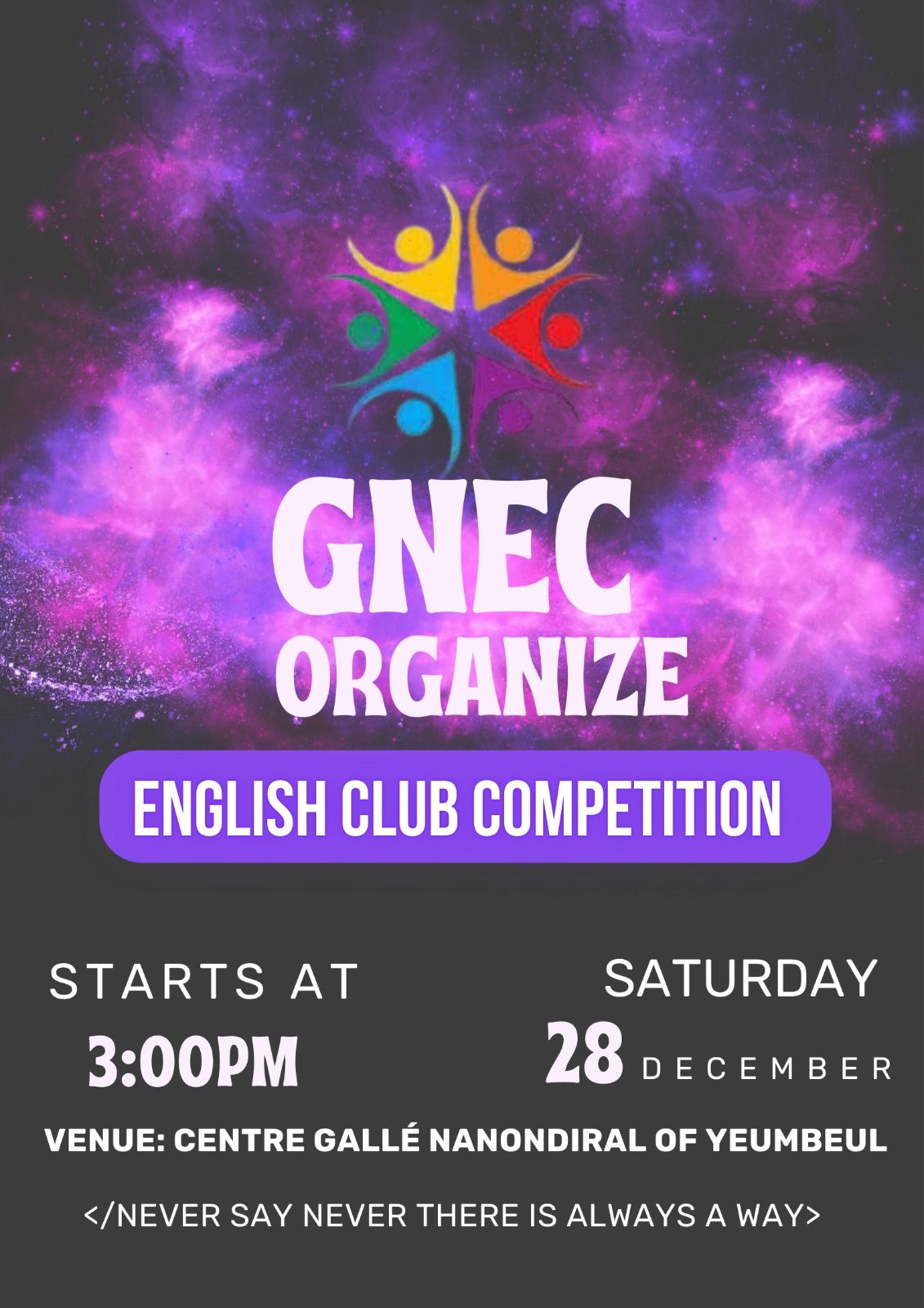 GNEC English Club Competion