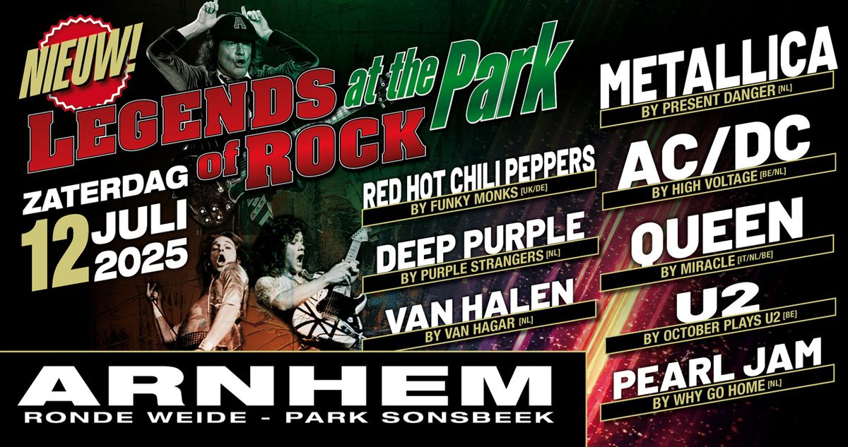 LEGENDS of ROCK at the Park | Festivalterrein Ronde Weide op Park Sonsbeek in Arnhem