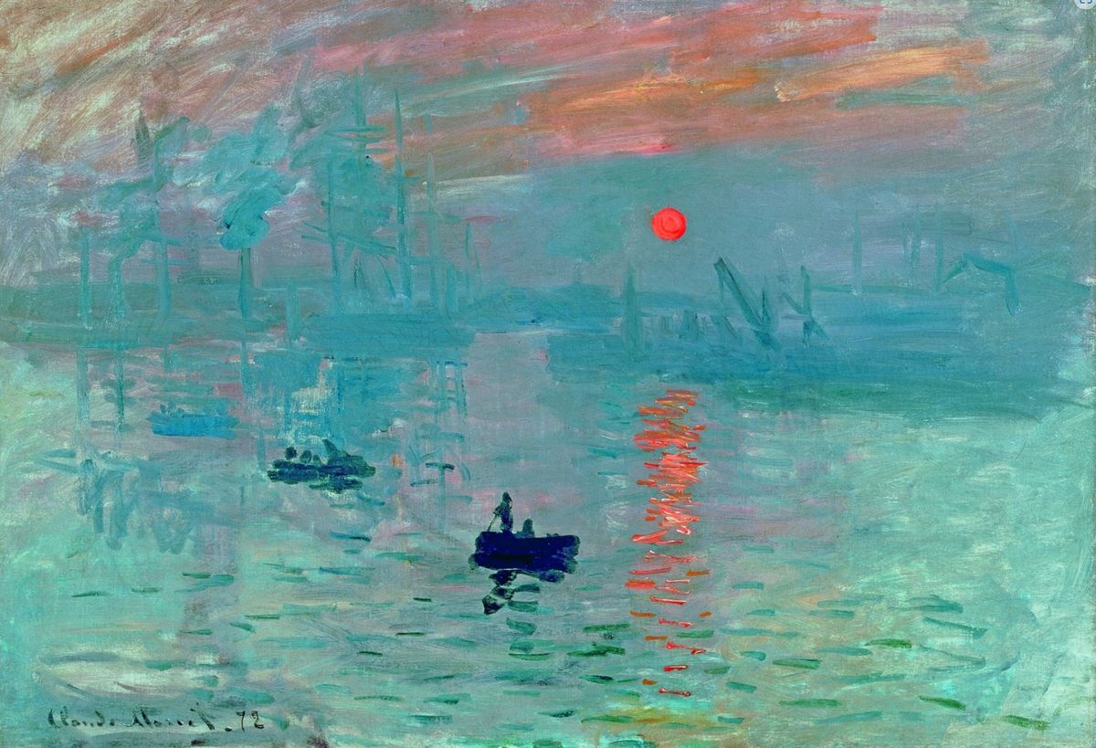 apero peinture Claude Monet