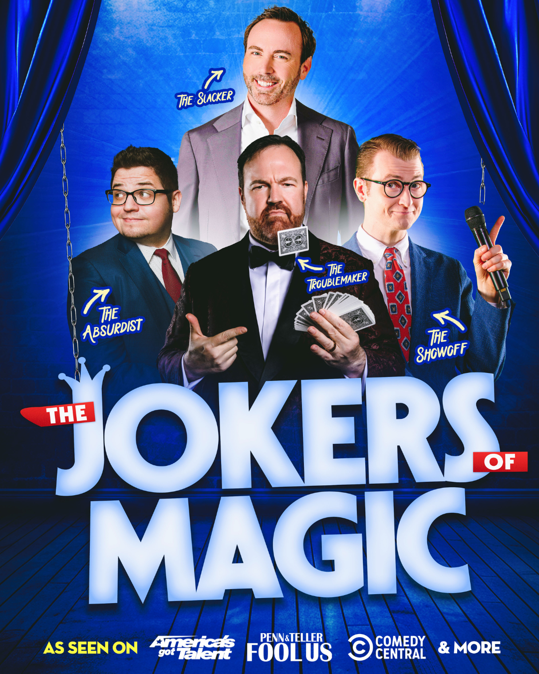 Jokers of Magic at Meyer Theatre