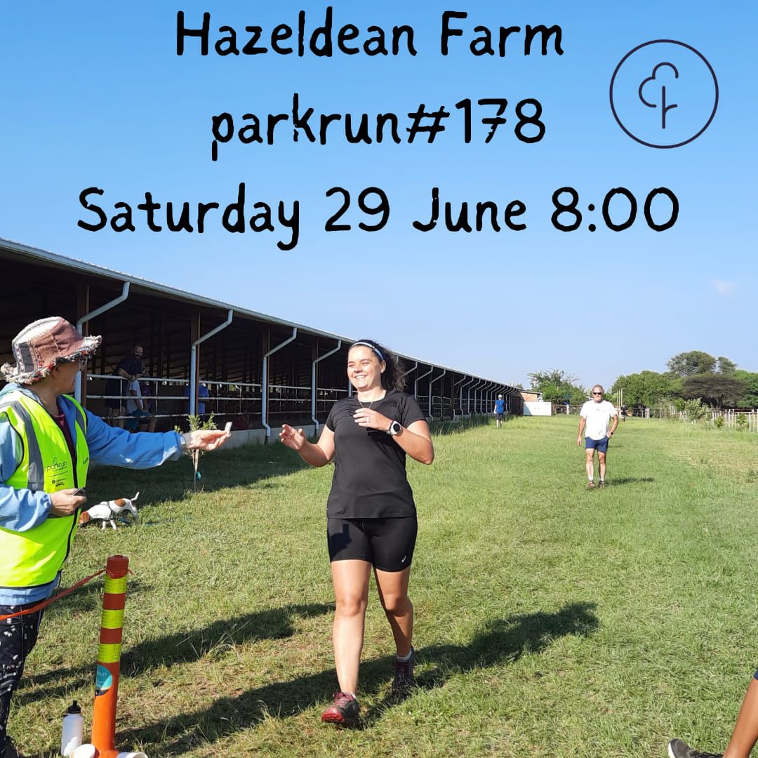 Hazeldean Farm parkrun event # 178 - Saturday 29 June 