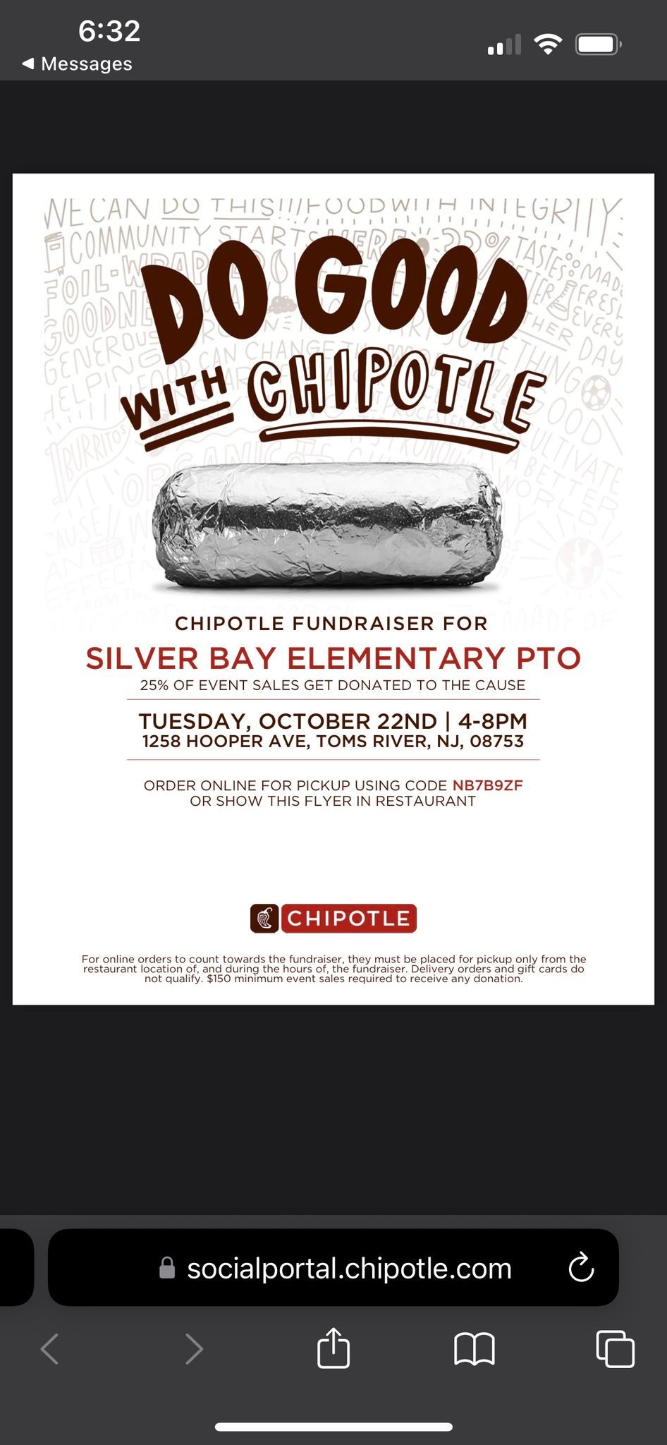 Grab a bite at Chipotle!!!