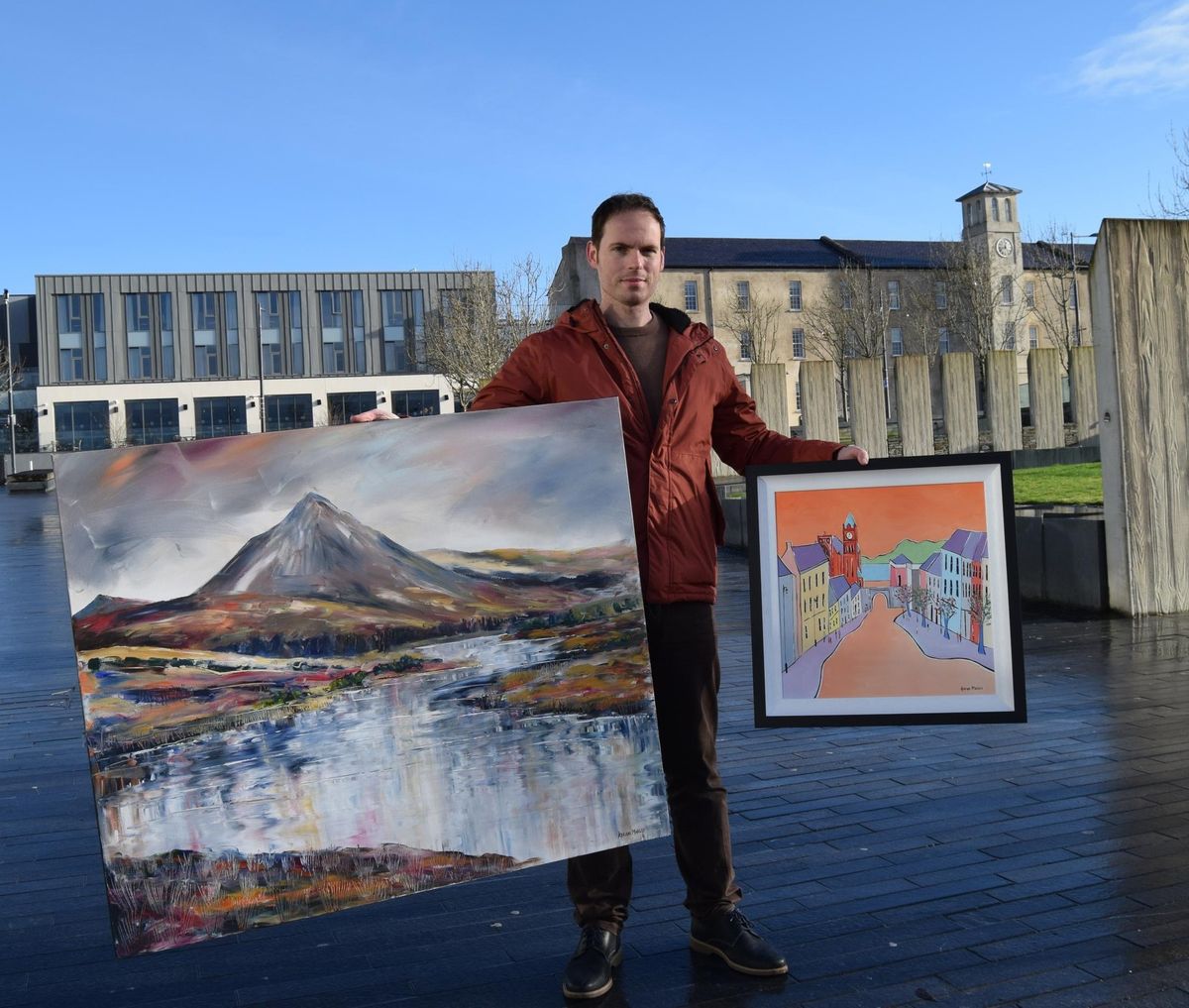 Solo Exhibition & Sale of Art by Adrian Margey | Ebrington Hotel Derry City: 31st Jan - 2nd Feb 2025