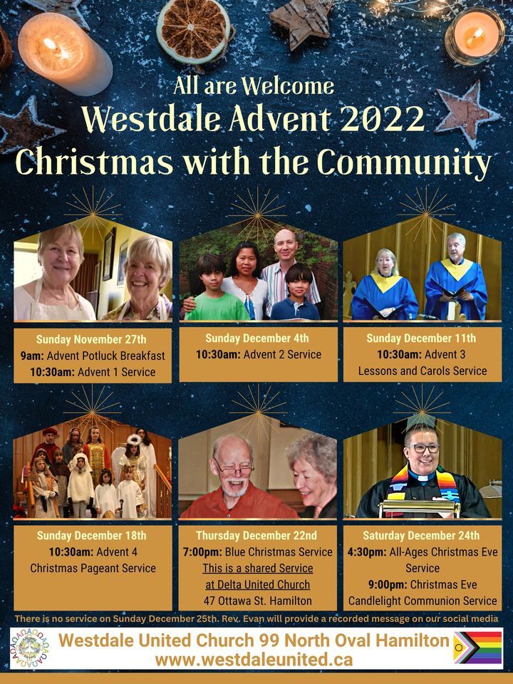 Advent 2022: Christmas with the Community, Westdale United Church ...