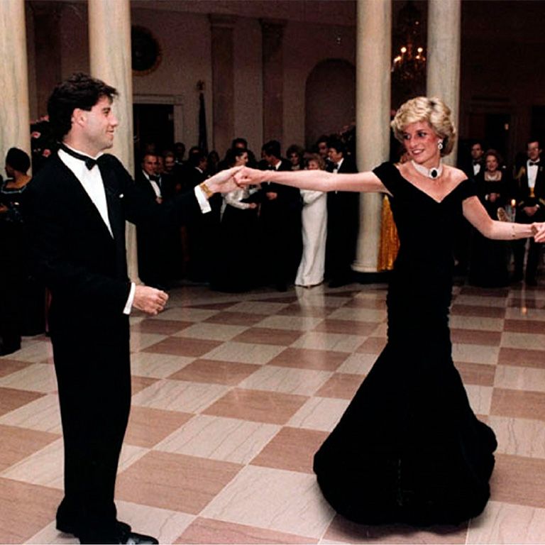 Secrets of Princess Diana with a cocktail