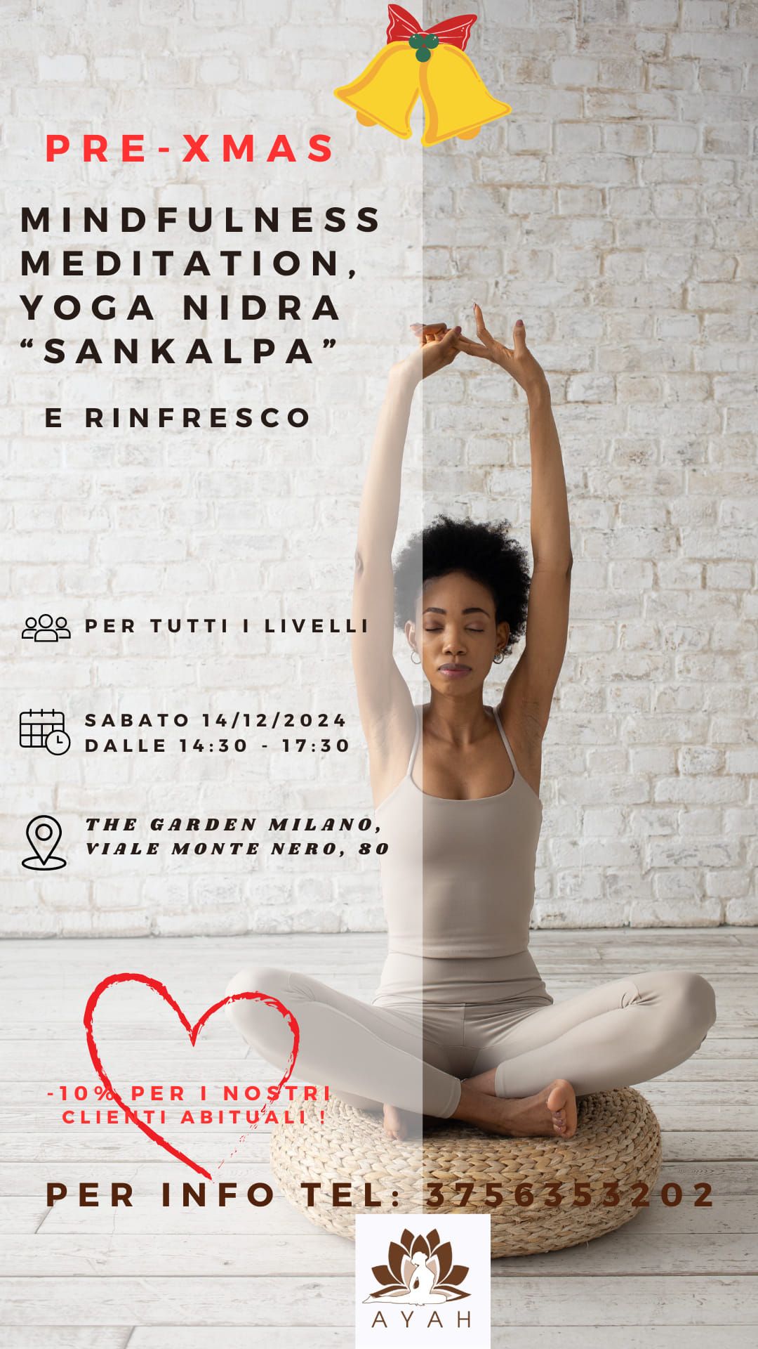 Wellness Afternoon: Pranayama, Meditation, Yoga Nidra & Sankalpa