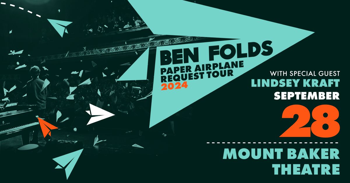 Ben Folds Paper Airplane Request Tour with opener Lindsey Kraft