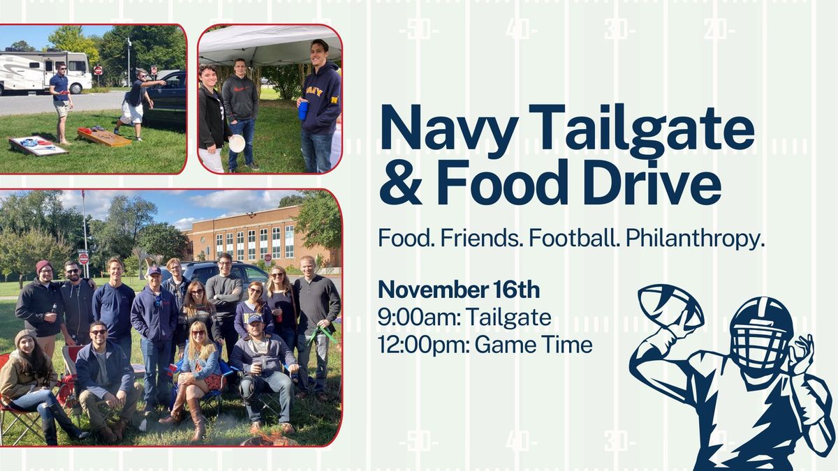 Navy Tailgate & Food Drive