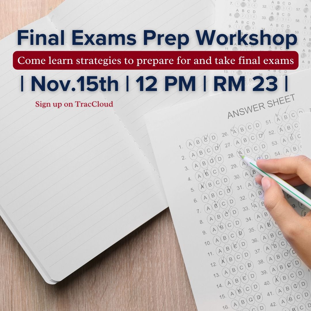 Final Exams Prep Workshop