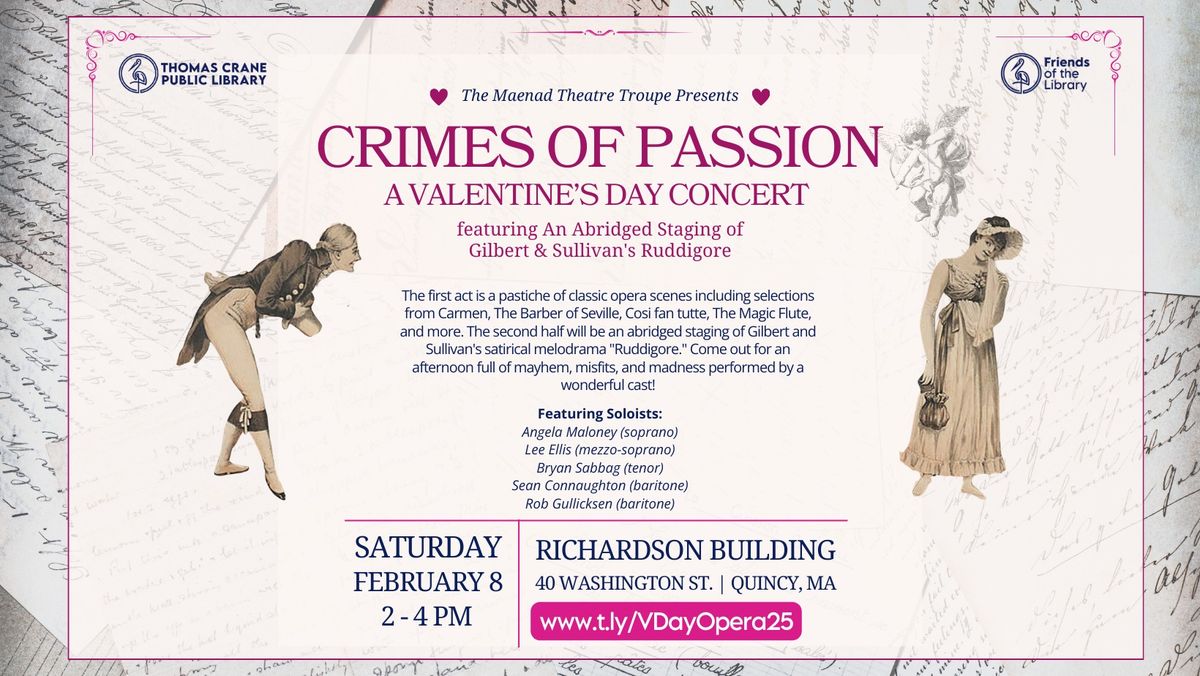 Crimes of Passion: A Valentine's Day Concert