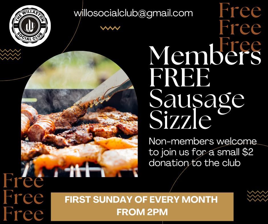 MEMBERS FREE BBQ