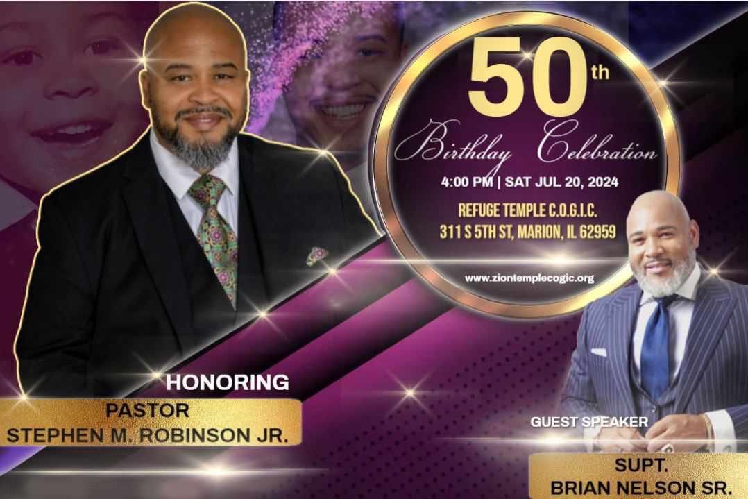 Celebrating 50 Years of Blessings for Pastor Stephen Robinson, Jr.
