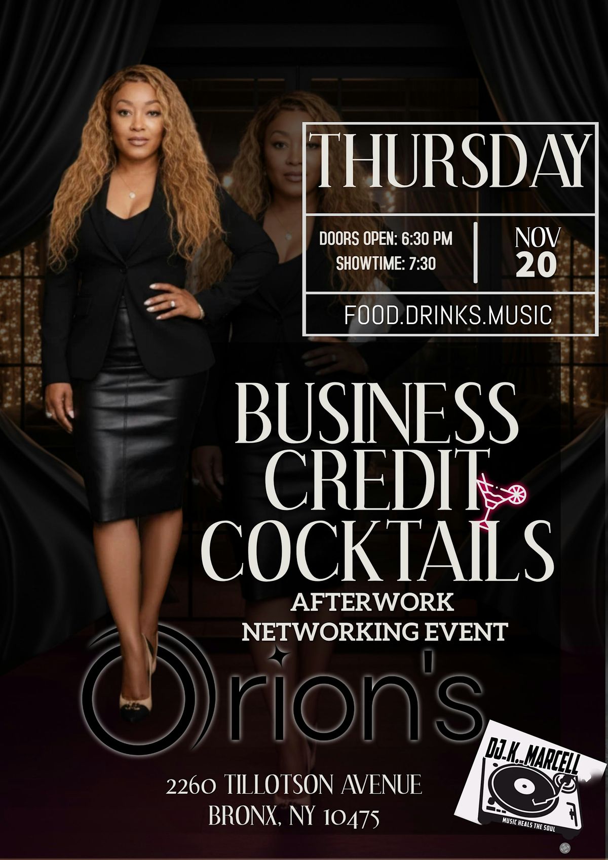 Business Credit & Cocktails Networking Event