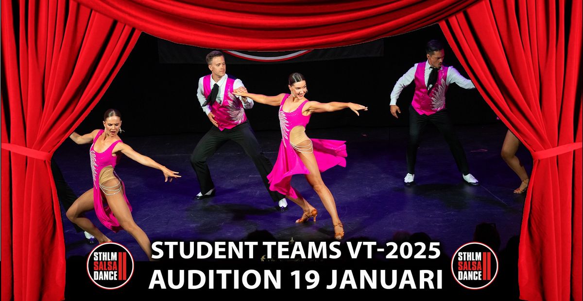 Audition f\u00f6r Stockholm Salsa Dance Student Team VT2025!