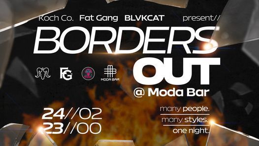 Borders OUT: at MODA Bar