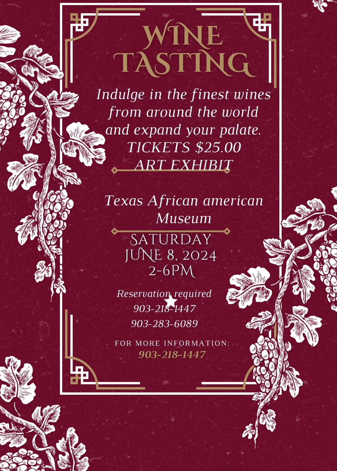 Texas African American Museum Wine Tasting & Art Exhibit Social