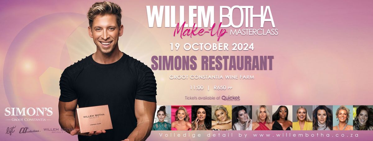 Willem Botha Make-Up Masterclass