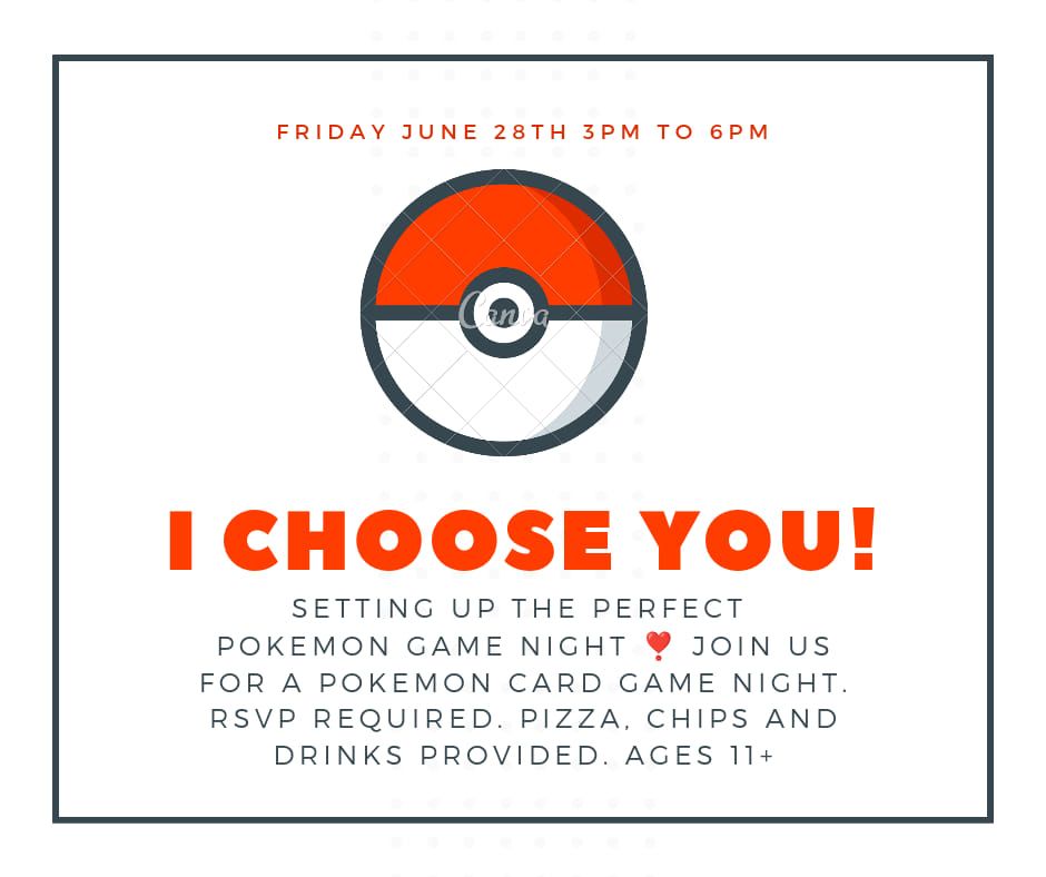 Pokemon card game night 