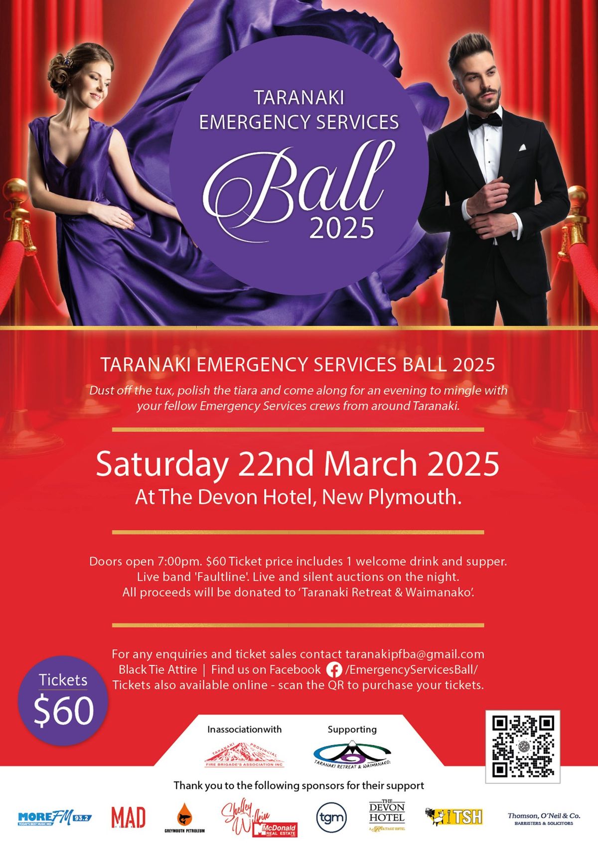 Taranaki Emergency Services Ball 2025