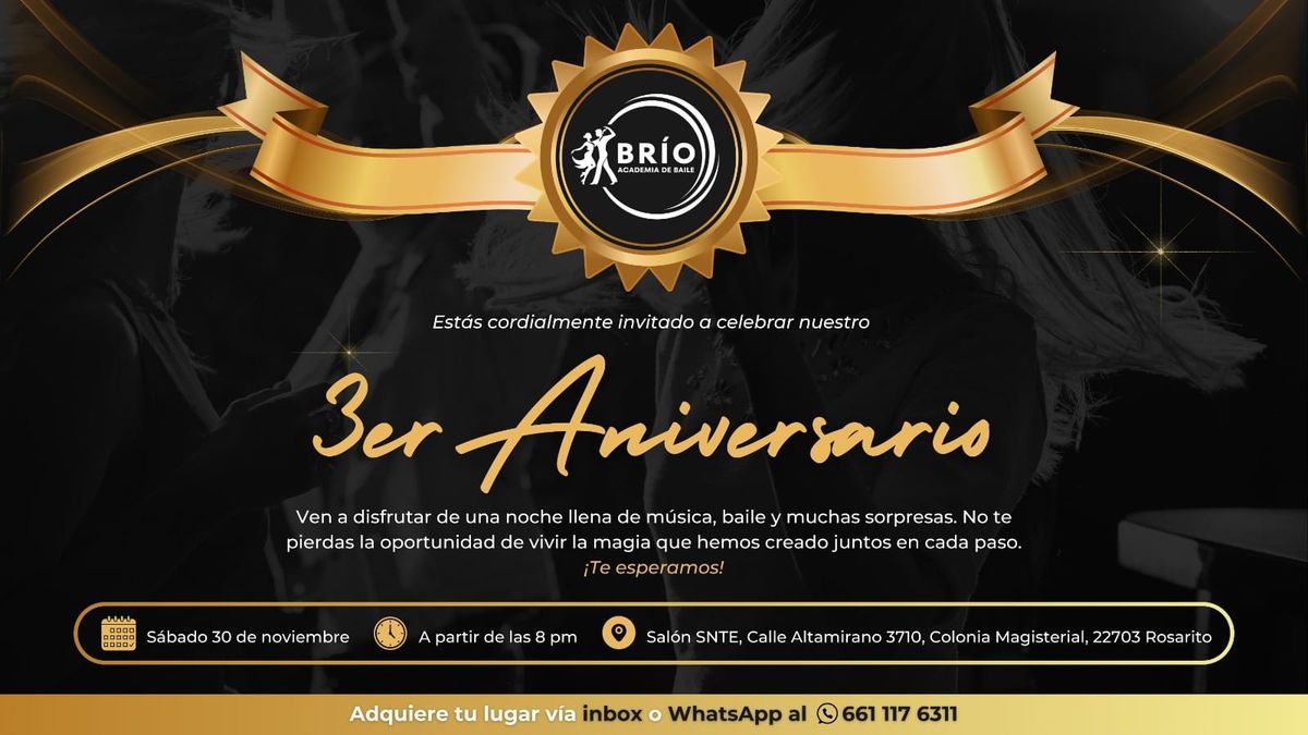 3er Aniversario 