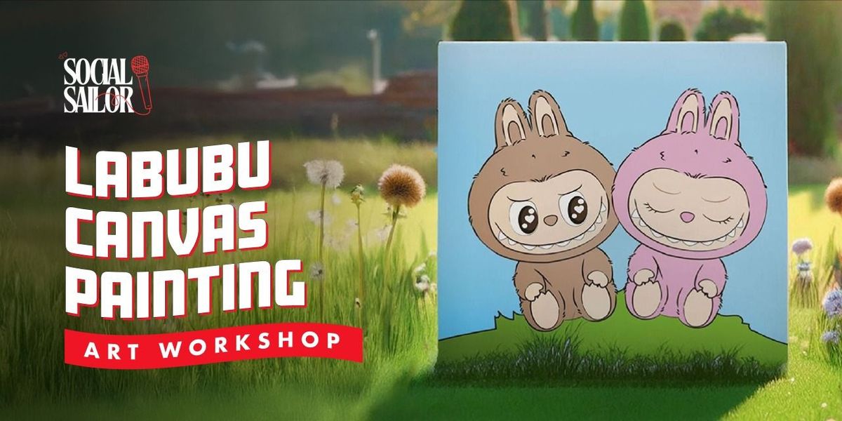 Labubu canvas painting - Delhi