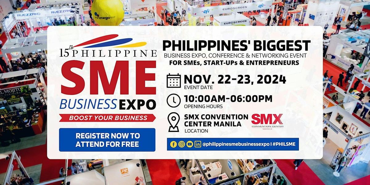 15th Philippine SME Business Expo 2024