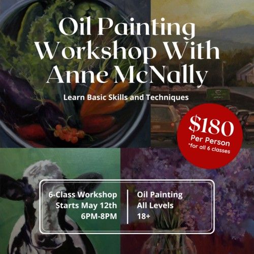Oil Painting With Anne McNally, d'Art Center, Norfolk, 12 May 2023