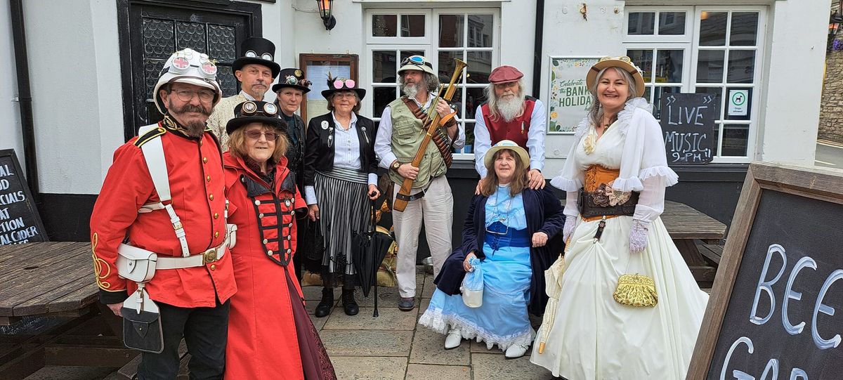 SWANAGE RAILWAY & CHAPS - Steampunks & Steam Trains