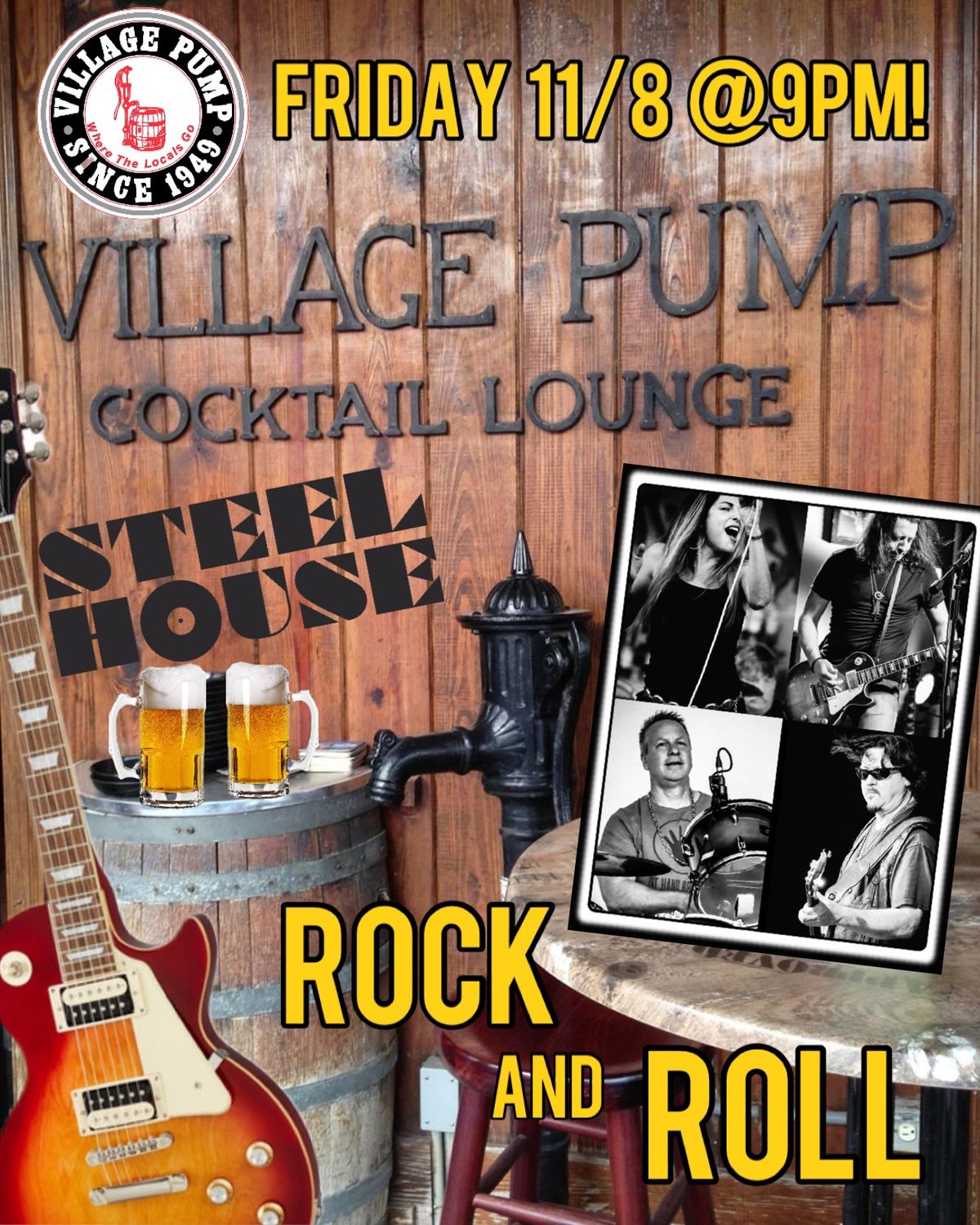 SteelHouse Brings It Back To The Village Pump!