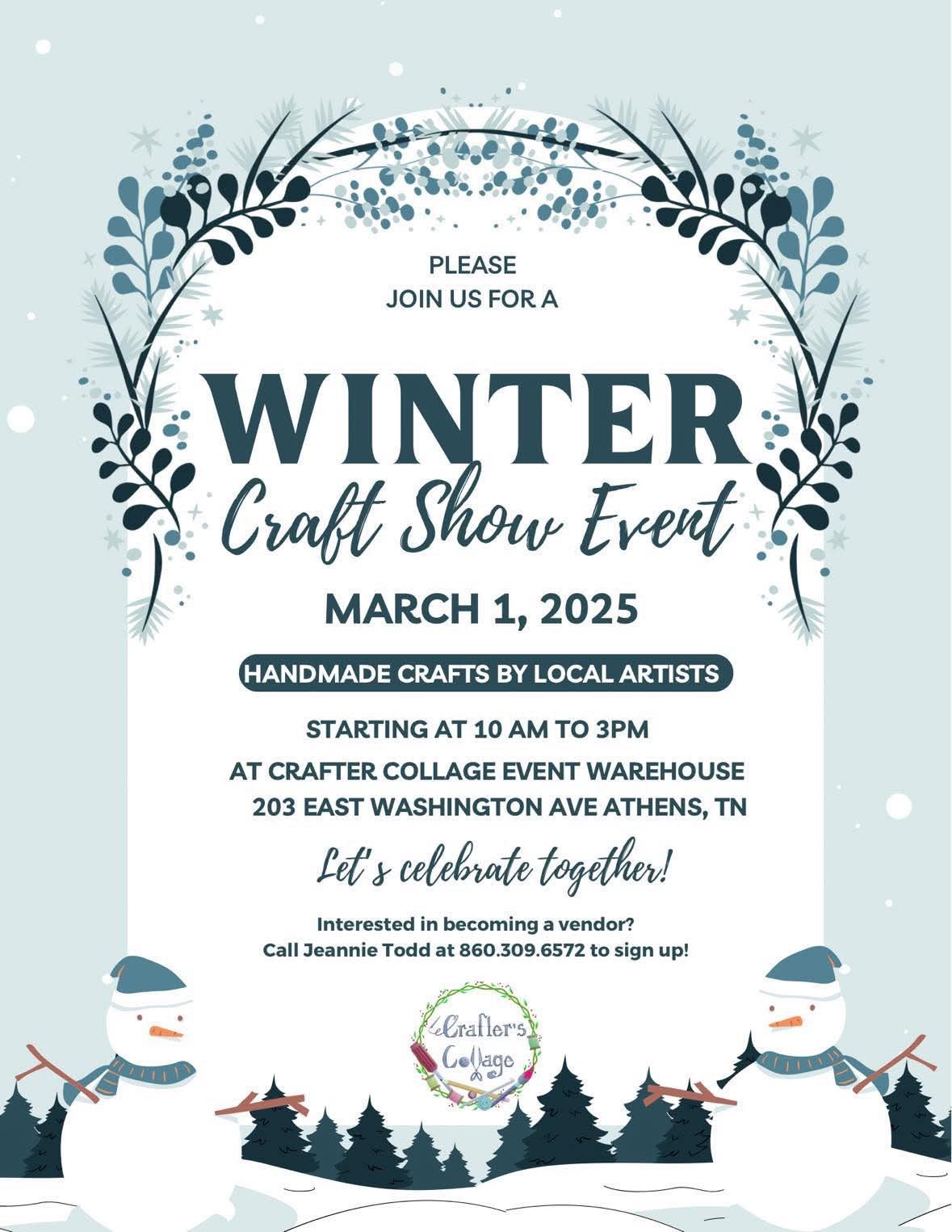 Winter Craft Show Event!