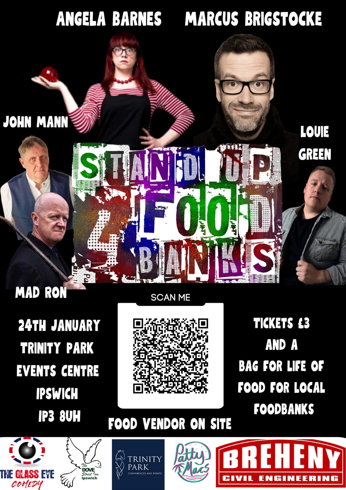 Glass Eye Presents Stand Up 4 Food Banks 