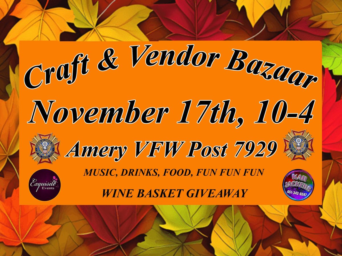 Craft & Vendor Bazaar! 