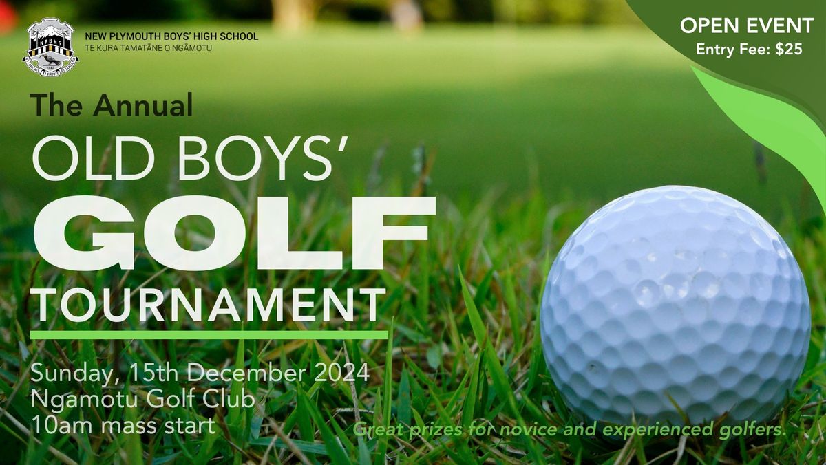 The Annual Old Boys' Golf Tournament