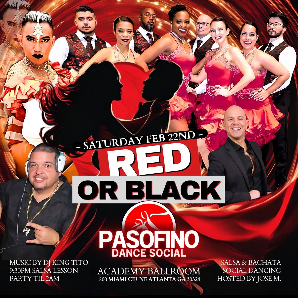 PASOFINO SOCIAL: RED OR BLACK PARTY