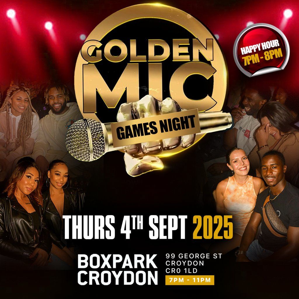 Golden Mic Games Night (Croydon)