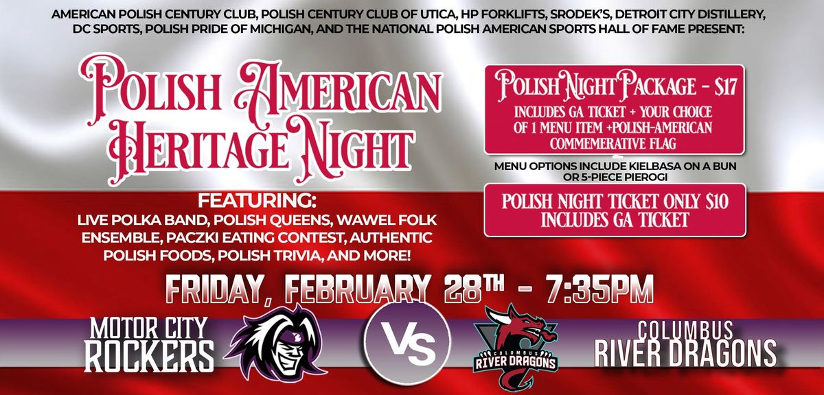 Polish American Heritage Night at Big Boy Arena