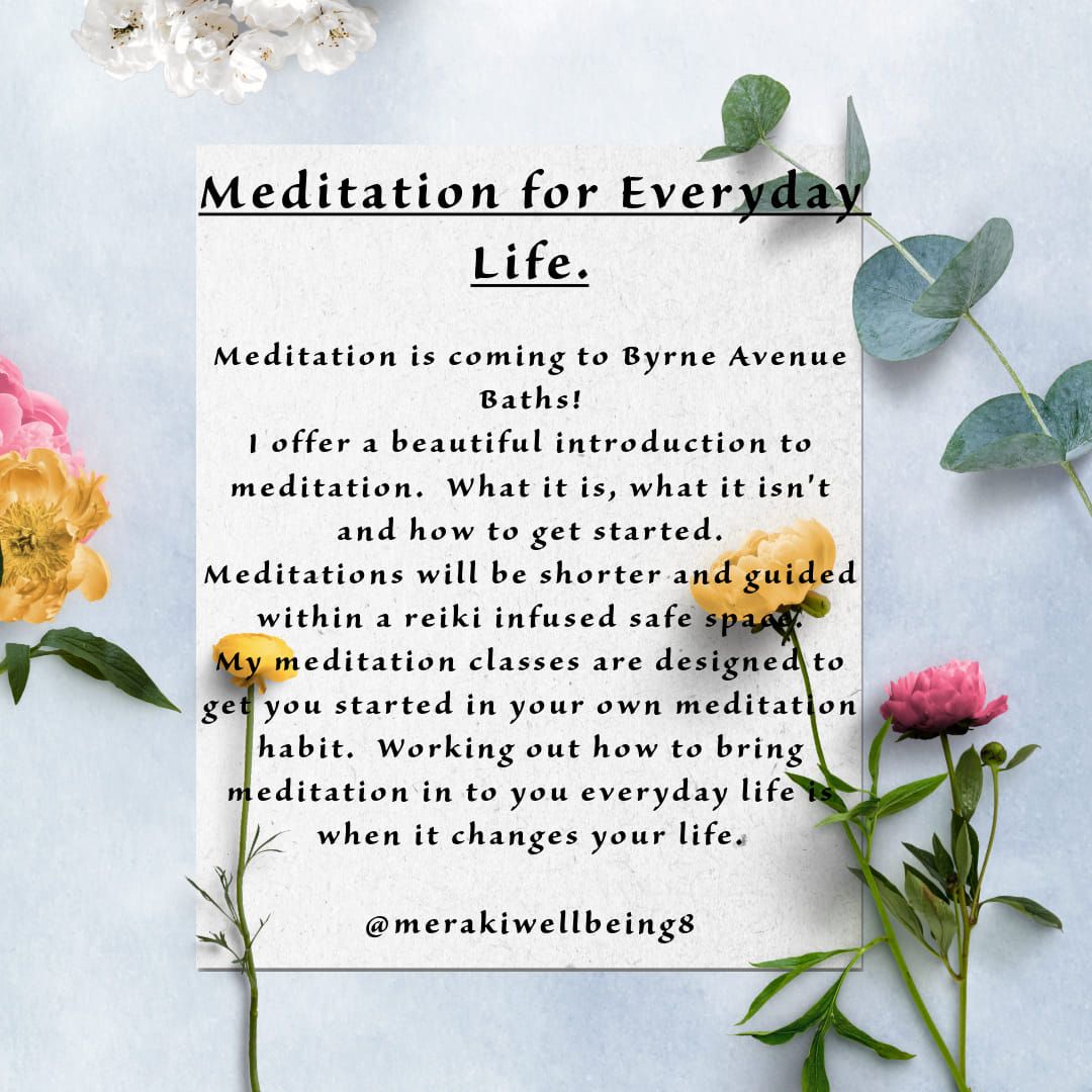 Meditation for everyday life