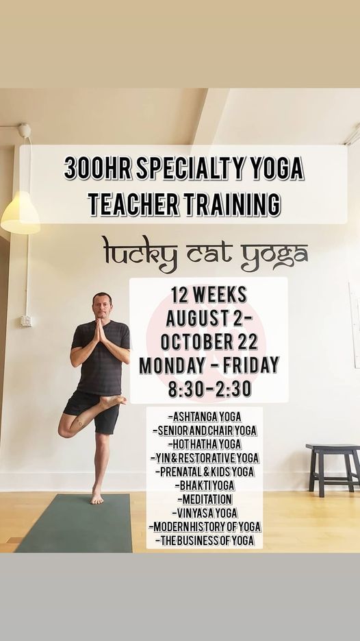 Lucky Cat 300HR Specialty Yoga Teacher Training