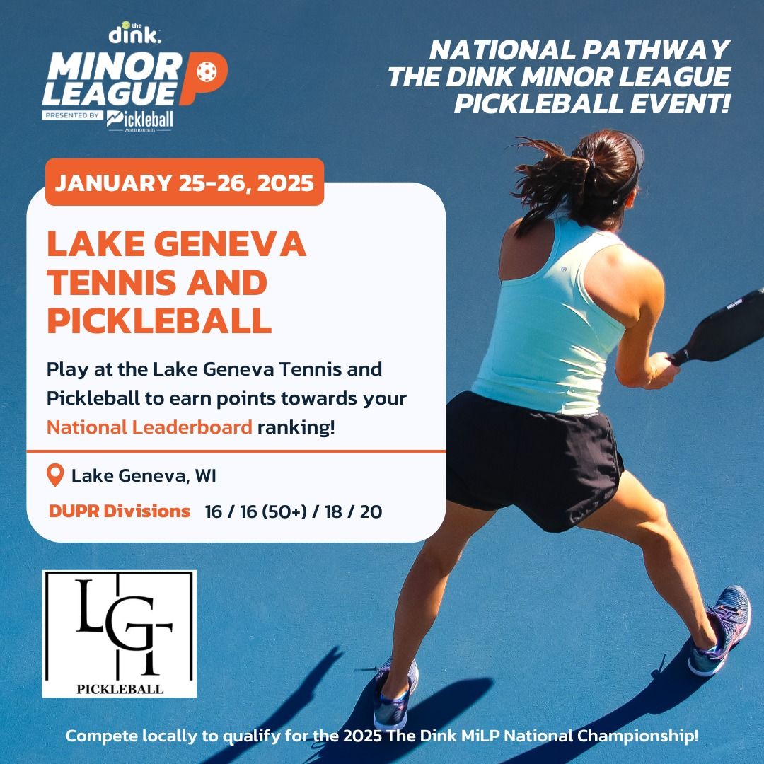 Minor League Pickleball @ LGTP - January 2025