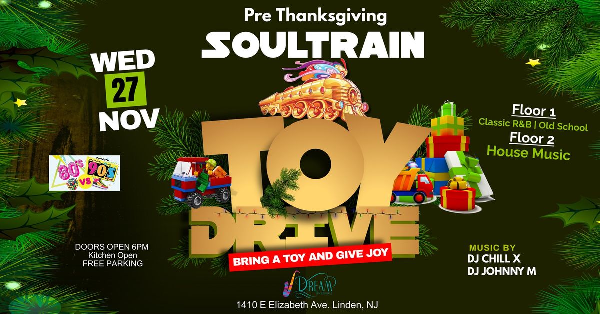 80s\/90s Throwback Party and Pre-Thanksgiving Toy Drive