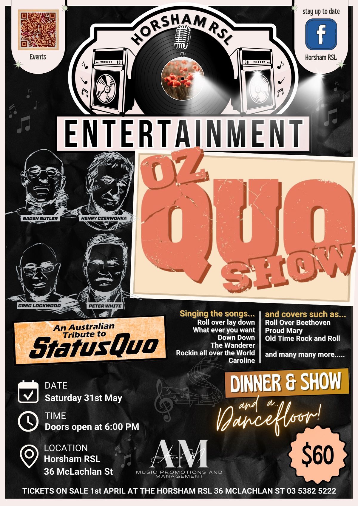 OZ Quo Show - LIVE at the Horsham RSL!