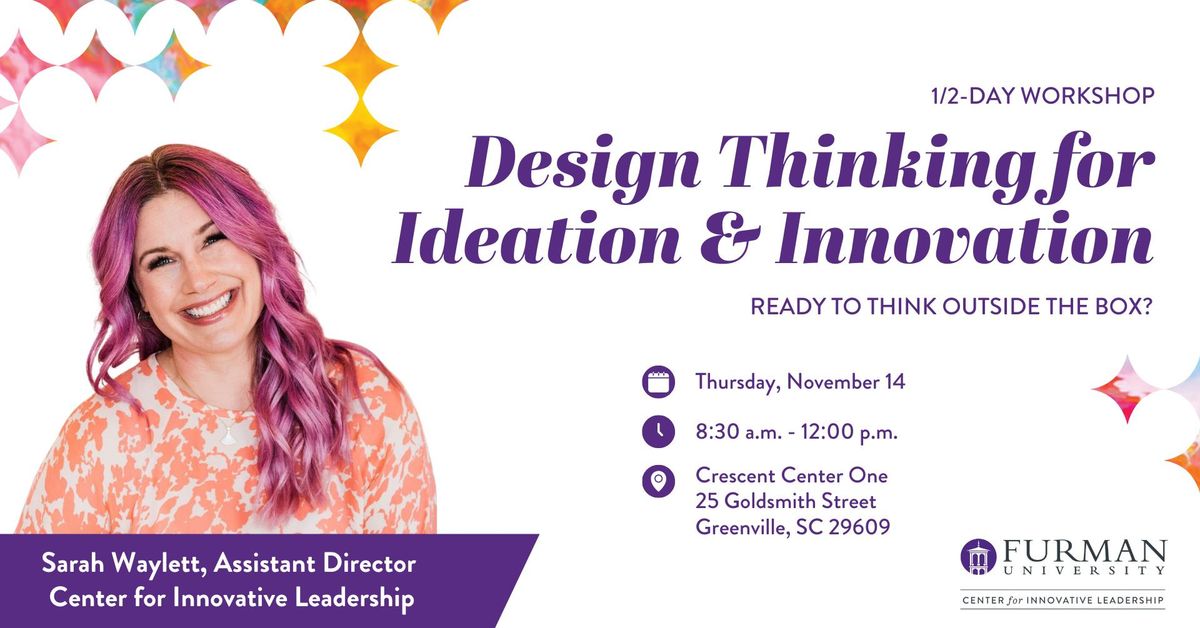 Design Thinking for Ideation & Innovation - November 14