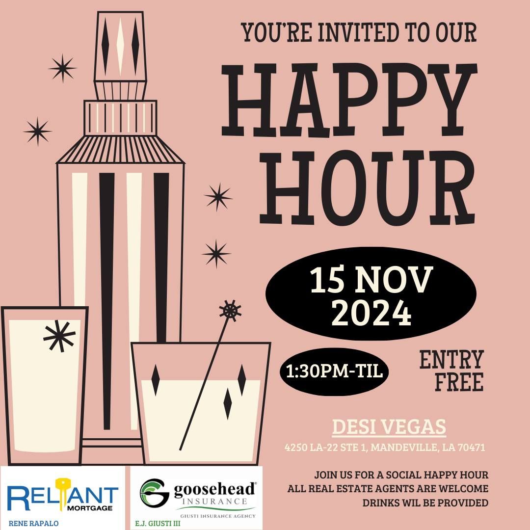 Mid-day Happy Hour at Desi Vegas!