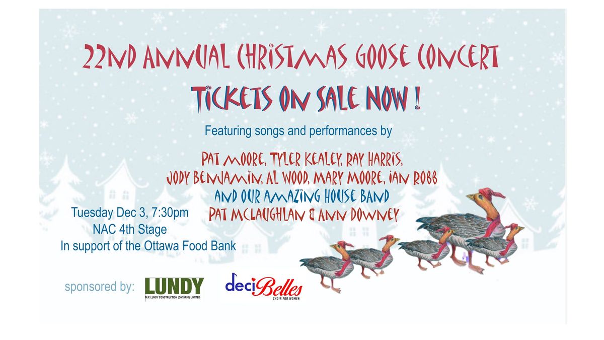 22nd Annual Christmas GOOSE concert