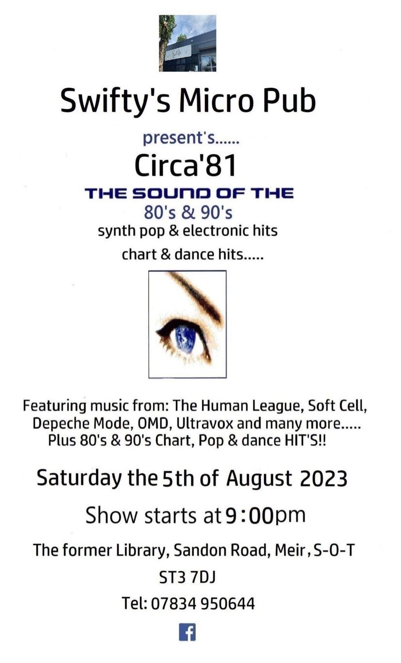 80\/90s night with Circa 81