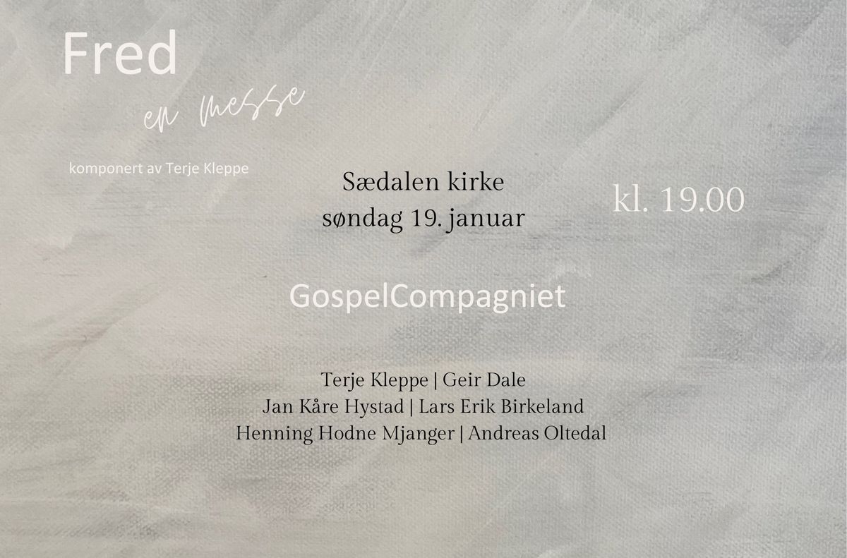 "FRED-en messe" med GospelCompagniet