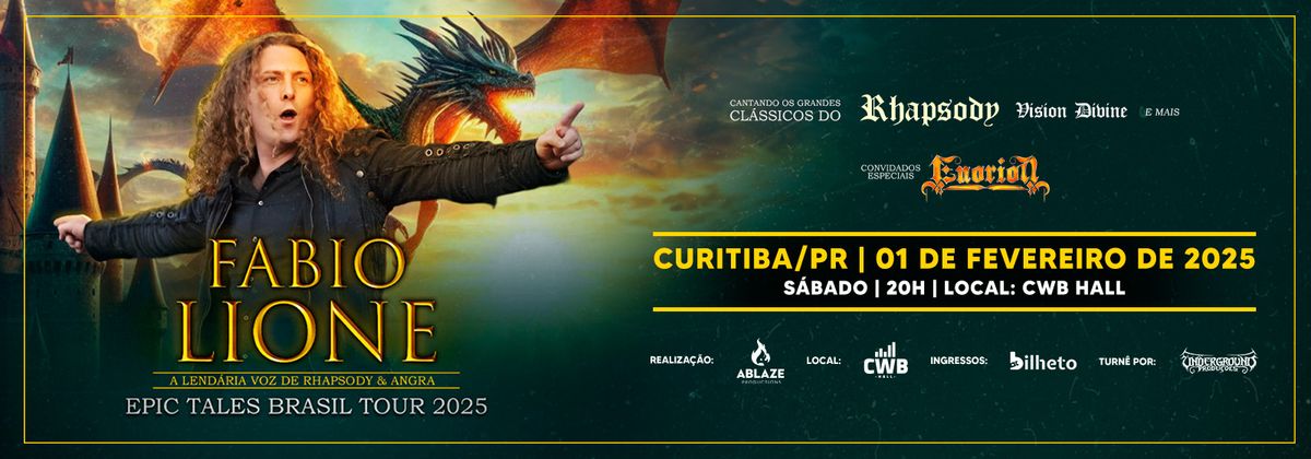 Fabio Lione \u2022 Epic Tales Brasil Tour em Curitiba\/PR